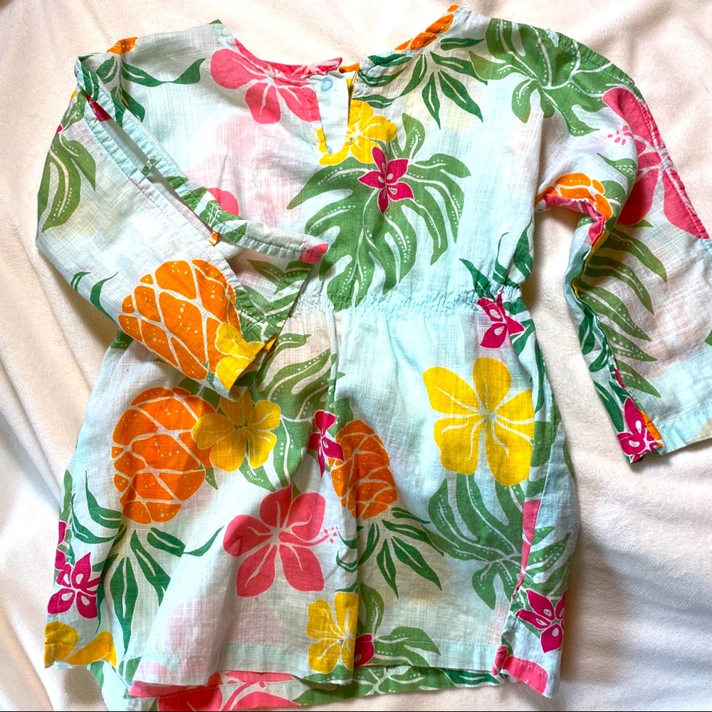 Janie & Jack Toddler Swim Cover, l/s 12-18M